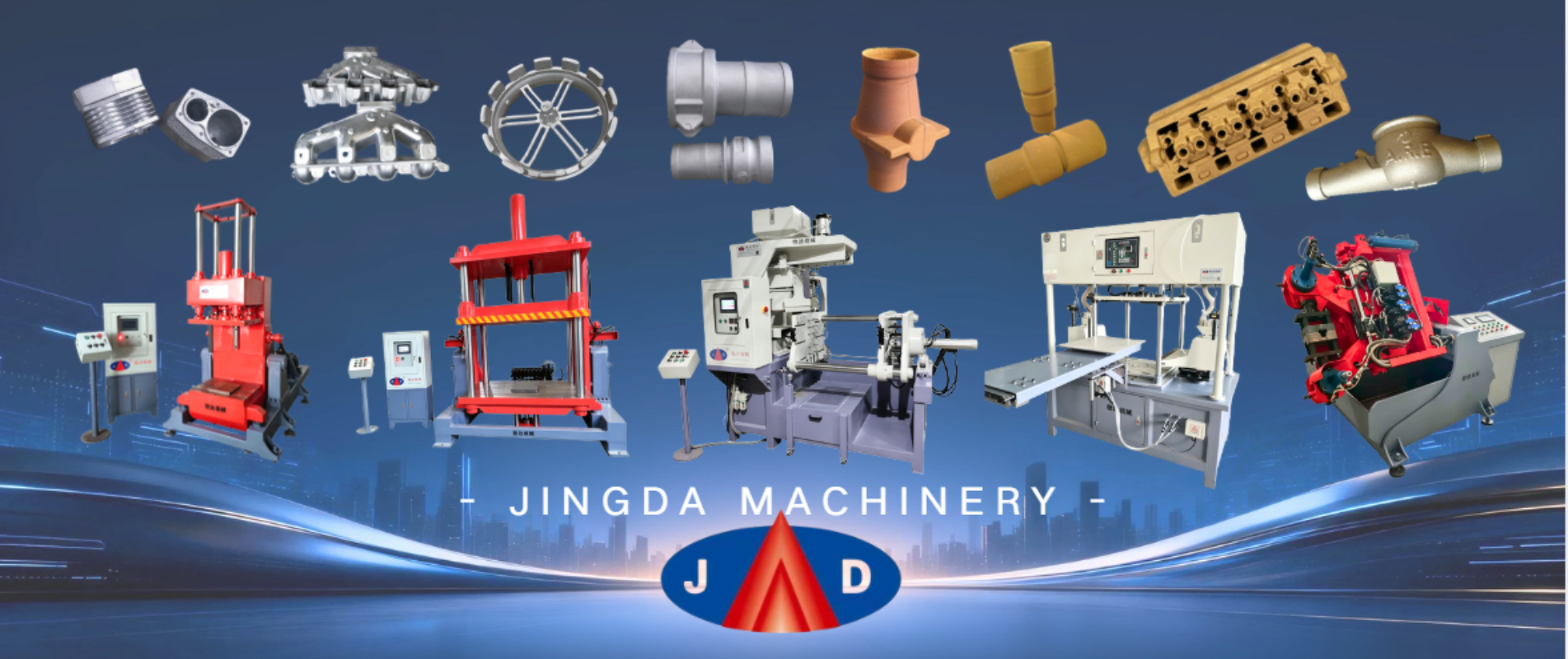 Gravity casting machine